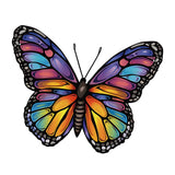 Maxbell Butterfly Wall Decor Gift for Family Friends Farmhouse Office Wall Sculpture Blue Yellow Purple