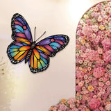 Maxbell Butterfly Wall Decor Gift for Family Friends Farmhouse Office Wall Sculpture Blue Yellow Purple