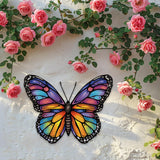 Maxbell Butterfly Wall Decor Gift for Family Friends Farmhouse Office Wall Sculpture Blue Yellow Purple
