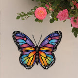 Maxbell Butterfly Wall Decor Gift for Family Friends Farmhouse Office Wall Sculpture Blue Yellow Purple