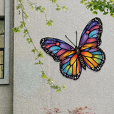 Maxbell Butterfly Wall Decor Gift for Family Friends Farmhouse Office Wall Sculpture Blue Yellow Purple