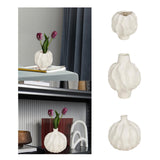 Maxbell Flower Vase Photo Prop Ornament Flower Pot for Entryway Anniversary Tabletop 11.7x11.8cm