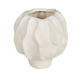 Maxbell Flower Vase Photo Prop Ornament Flower Pot for Entryway Anniversary Tabletop 11.7x11.8cm