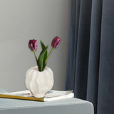 Maxbell Flower Vase Photo Prop Ornament Flower Pot for Entryway Anniversary Tabletop 11.7x11.8cm