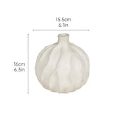 Maxbell Flower Vase Photo Prop Ornament Flower Pot for Entryway Anniversary Tabletop 15.5x16cm