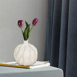 Maxbell Flower Vase Photo Prop Ornament Flower Pot for Entryway Anniversary Tabletop 15.5x16cm
