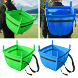 Maxbell Back Basket Heavy Duty Orchard Picking Basket for Shopping Gardening Camping Green