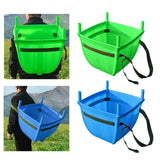 Maxbell Back Basket Heavy Duty Orchard Picking Basket for Shopping Gardening Camping Green