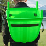 Maxbell Back Basket Heavy Duty Orchard Picking Basket for Shopping Gardening Camping Green