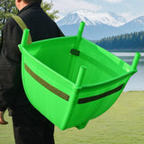 Maxbell Back Basket Heavy Duty Orchard Picking Basket for Shopping Gardening Camping Green