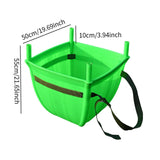 Maxbell Back Basket Heavy Duty Orchard Picking Basket for Shopping Gardening Camping Green