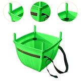 Maxbell Back Basket Heavy Duty Orchard Picking Basket for Shopping Gardening Camping Green