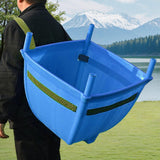Maxbell Back Basket Heavy Duty Orchard Picking Basket for Shopping Gardening Camping Blue