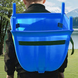 Maxbell Back Basket Heavy Duty Orchard Picking Basket for Shopping Gardening Camping Blue