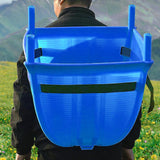 Maxbell Back Basket Heavy Duty Orchard Picking Basket for Shopping Gardening Camping Blue