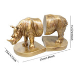 Maxbell 2x Decorative Bookends Accessories Statues for Office Study Room Decor