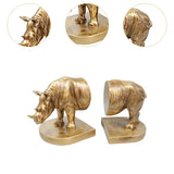 Maxbell 2x Decorative Bookends Accessories Statues for Office Study Room Decor