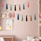 Maxbell Boho Tassel Garland with Colorful Balls for Graduation Party Supplies Style C