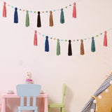 Maxbell Boho Tassel Garland with Colorful Balls for Graduation Party Supplies Style C