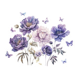 Maxbell Flower Butterfly Wall Sticker Decal Party Office Restroom Door PVC Wallpaper