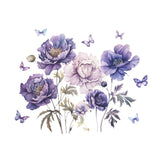 Maxbell Flower Butterfly Wall Sticker Decal Party Office Restroom Door PVC Wallpaper