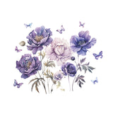 Maxbell Flower Butterfly Wall Sticker Decal Party Office Restroom Door PVC Wallpaper