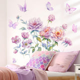 Maxbell Flower Wall Stickers Creative Crafting Wall Art for Bedroom Party Home Decor