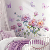 Maxbell Flower Wall Stickers Creative Crafting Wall Art for Bedroom Party Home Decor