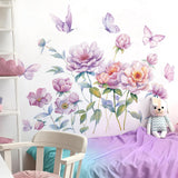 Maxbell Flower Wall Stickers Creative Crafting Wall Art for Bedroom Party Home Decor