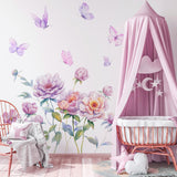 Maxbell Flower Wall Stickers Creative Crafting Wall Art for Bedroom Party Home Decor