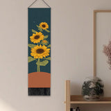 Maxbell Sunflower Wall Tapestry Rectangle Long Unique Bedroom Living Room Decoration Style A