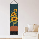 Maxbell Sunflower Wall Tapestry Rectangle Long Unique Bedroom Living Room Decoration Style A