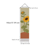 Maxbell Sunflower Wall Tapestry Rectangle Long Unique Bedroom Living Room Decoration Style B