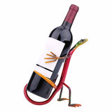 Maxbell Wine Rack Metal Unique Handwork Craft Storage for Desktop Kitchen Countertop