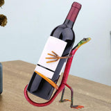 Maxbell Wine Rack Metal Unique Handwork Craft Storage for Desktop Kitchen Countertop