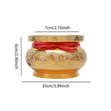 Maxbell Ceramic Incense Burner Offering Bowl Treasure Basin for Temple Offering Home
