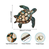 Maxbell Marine Animal Wall Decor 2D Coastal Hanging Decoration for Kitchen Home Pool Sea Turtle Decor