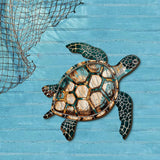 Maxbell Marine Animal Wall Decor 2D Coastal Hanging Decoration for Kitchen Home Pool Sea Turtle Decor