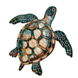 Maxbell Marine Animal Wall Decor 2D Coastal Hanging Decoration for Kitchen Home Pool Sea Turtle Decor