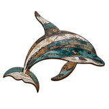 Maxbell Marine Animal Wall Decor 2D Coastal Hanging Decoration for Kitchen Home Pool Fish Wall Decor