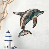 Maxbell Marine Animal Wall Decor 2D Coastal Hanging Decoration for Kitchen Home Pool Fish Wall Decor
