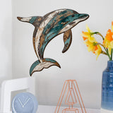 Maxbell Marine Animal Wall Decor 2D Coastal Hanging Decoration for Kitchen Home Pool Fish Wall Decor