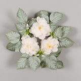 Maxbell Pillar Candle Ring Wreath Beautiful Greenery Garland for Home Party Tabletop