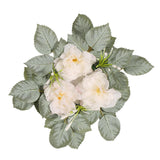 Maxbell Pillar Candle Ring Wreath Beautiful Greenery Garland for Home Party Tabletop