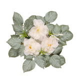 Maxbell Pillar Candle Ring Wreath Beautiful Greenery Garland for Home Party Tabletop