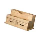 Maxbell Wooden Desktop Storage Cabinet Desk Organizer for Bathroom Vanity Countertop