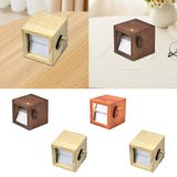 Maxbell Photo Flip Book Frame DIY Hand Motion for Wedding Graduation Valentine's Day 8 Piece Dark Brown