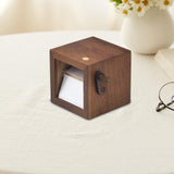 Maxbell Photo Flip Book Frame DIY Hand Motion for Wedding Graduation Valentine's Day 8 Piece Dark Brown
