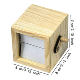 Maxbell Photo Flip Book Frame DIY Hand Motion for Wedding Graduation Valentine's Day 8 Piece Light Brown