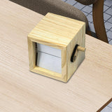 Maxbell Photo Flip Book Frame DIY Hand Motion for Wedding Graduation Valentine's Day 8 Piece Light Brown